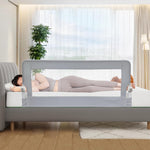 grelex Toddler Bed Rails, 51 Inch Foldable Bed Rail for Toddlers, Baby Bed Rail Guard for Twin, Full, Queen Size Bed, Box, Platform Bed, with Reinforced Safety System