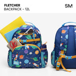 Simple Modern Medium Disney Pixar Toddler Backpack for School Girls and Boys | Kindergarten Elementary Kids Backpack | Fletcher Collection | Kids - 15" tall | Pixar Mashup on Blue