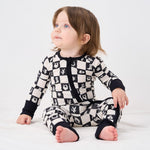 pureborn Baby Girls Sleeper Viscose from Bamboo Pajamas 2-Way Zipper Snug Fit Sleepwear Western Impression 0-3 Months