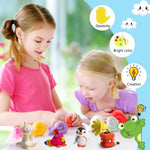 QMay Air Dry Clay 50 Colors-DIY Modeling Clay Starter Kit with Sculpting Tools, Great Gift for Artistic Kids