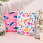 ALVABABY Baby Swim Diapers 2pcs Reuseable Washable & Adjustable for Swimming Lesson & Large Size for Baby Girl ZYK103-D118