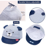 Sun Hat for Baby Boy Girl, Soft Cotton Hat for Baby Toddler, Kids Baseball Caps for Little boy Girl Spring Summer Sun hat (3-12 Months