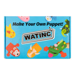 WATINC 6Pcs Hand Puppet Making Kit, Art Craft Felt Sock Puppet Toys, Creative DIY Make Your Own Pompoms Wiggle Googly Eyes Storytelling Role Play Party Supplies Gift for Girls Boys (Animals)
