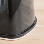 BabyBjörn Potty Chair, Black/White Potty Training Toilet, Easy-to-Clean, Removable Inner Potty, Non-Slip