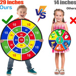 BooTaa 29" Large Dart Board for Kids, Kids Dart Board with Sticky Balls, Boys Toys, Indoor/Sport Outdoor Fun Party Play Game Toys, Birthday Gifts for 3 4 5 6 7 8 9 10 11 12 Year Old Boys Girls