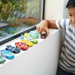 Mattel Disney and Pixar Cars Set of 10 Die-Cast Mini Racers Vehicles, Collectible Set of 1:55 Scale Toy Cars Inspired by Movies