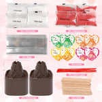 Valentines Day Large Volcano Science Kit - 24 Pack Valentines Day Gift Cards for Kids, Volcano Erupting Experiment Toys STEM Educational Toys for Classroom Exchange School Activities Party Favors