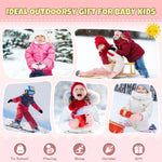 3 Pack Baby Mittens for Toddler Girls Boys, 2 Size Winter Mitten Gloves for Baby Infant Newborn Kids, Unisex Warm Fleece Lined Gloves Hand Mittens for Cold Weather-03