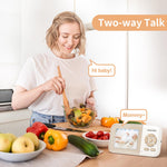 ebemate Video Baby Monitor Camera with 2.8" LCD Screen Video & Audio No Glow Night Vision,2-Way Talk Audio Cam Baby Monitoring 1200FT Range EBE28