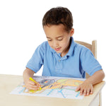 Melissa & Doug Jumbo 50-Page Kids' Coloring Pads 3-Pack - Animals, Vehicles, and Multi-Themed - FSC Certified