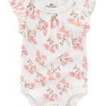 ZAVBABY Newborn Baby Girls Bodysuits Rib Summer Infant Clothes Outfit Set 9-12 Month