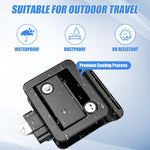 Beaiguna RV Entry Door Lock Replacement - Upgrade Door Latch Handle With Paddle Deadbolt for Outside, Camper Trailer Lock for Cargo Horse, Premium Zinc Alloy Locks for Travel Trailers
