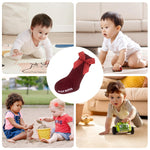 Boonbery Baby Knee High Socks Girl Non Slip Toddler Stockings Cotton Bow Ruffle Newborn Long Socks Infant Dress Sock 0-6M/6-12M/1-3Y
