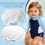 Durio Newborn Swim Diaper Waterproof Diapers for Swimming Washable Swimming Diapers A Navy 12-18 Months