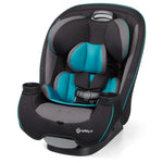 Safety 1st Grow and Go All-in-One Slim Convertible Car Seat, Rear Facing, 5-40 lbs, Forward Facing (30–65 lbs), High Back Booster Seat 40-100 pounds, Sugar Plum Pop