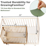 3-Pack Cotton Muslin Bassinet Sheets - Fitted Elastic Mattress Cover for Baby Boys & Girls, Breathable Bedside Bassinet Sheets Neutral Colors (Fits Oval & Rectangle Shape) (Green)