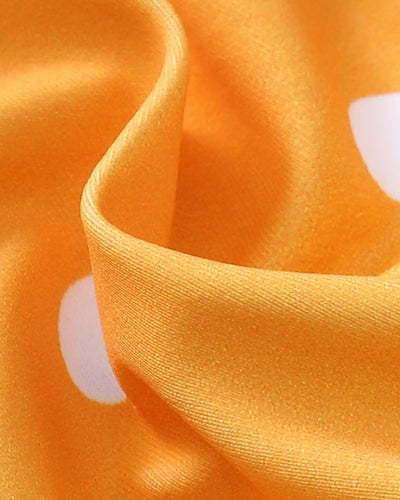 0-3 Months Baby Girl Swimsuit One Piece Bathing Suit Baby Girl Yellow Swimwear Summer Polka Dot Bikini Set Newborn Baby Girl Halter Bathing Suit