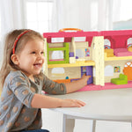 Fisher-Price Little People Toddler Toy Surprise & Sounds Home Musical Playhouse with Figures & Accessories for Pretend Play Kids Ages 1+ Years