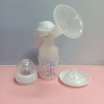 Manual Breast Pump with Bottle and Nipple, BPA-Free Breastfeeding Milk Extractor