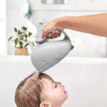 Skip Hop Baby Bath Rinse Cup MOBY Tear-free Waterfall Rinser Grey Age 0+