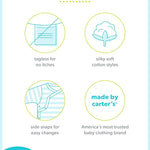 Simple Joys by Carter's Baby 5-Pack Side-snap Long-Sleeve Shirt