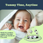 Todale Baby Play Gym with Toys - Baby Activity Mat, Tummy Time Panda Mat, Baby Activity Center, Infant, Newborn Floor Playmats, Mobile & Convertible Tummytime Baby Gym, Boys & Girls Gifts, 0-36 Months