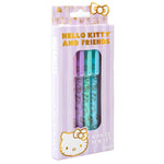 Hello Kitty & Friends 4-Piece Pen Set, My Melody, Kuromi, School and Office Supplies, Stationery