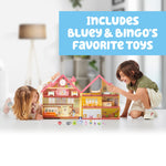 Bluey House Playset | XL Lights & Sounds Playhouse, Amazon Exclusive, Includes Dance Floor, Nana, Bingo, Chattermax & Bluey Toys, Ages 3+