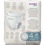 Bambo Nature Premium Eco-Friendly Training Pants, Size 4 (15-31 Lbs), 22 Count