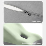 Butt Cushion for Couples Memory Foam Pregnancy Pillow Waterproof & Portable Cushion with Washable Cover for Intimacy Support Prone Pillow Adult Waist Cushions on Bed for Sitting Lying Dark Gr