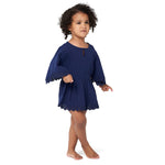 Gerber Baby Girls Toddler Kaftan Swimwear Cover Up, Navy, 0-3 Months US