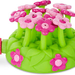Melissa & Doug Sunny Patch Pretty Petals Flower Sprinkler Toy With Hose Attachment