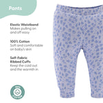 The Peanutshell Baby Girl Pants, Baby Girls' Clothing, Cotton Baby Clothes for Girls, Newborn to 24 Month Pants, Bottoms (US, Age, 0 Months, 3 Months, Multicolor)
