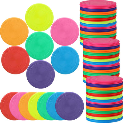 Vinsot 28 Pcs Flying Discs Bulk –7 Inch Flying Discs for Kids Dogs Outdoor Game Toy Kindergarten Teaching Soft Rubber Flyer Disc for Children Adults Sports Party Favors, 7 Colors