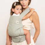 Baby Tula Explore Carriers - Breathable Baby Carrier Newborn to Toddler - Adjustable Toddler Carrier - Multiple Ergonomic Positions Front and Back - Ergonomic Fit for 7-45 lb - Linen, Spruce