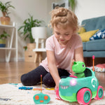 DLAGOMLIFE Remote Control Car with Light & Music, Toddler Dinosaur Toys,