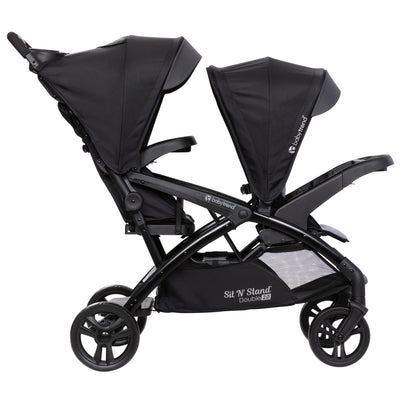 Baby Trend Infant and Toddler Double Stroller & Car Seat Combo, 2 Pc Set, Stormy
