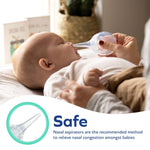 Dr. Talbot's Nasal Aspirator for Babies - Silicone - Includes Storage Case - Clear