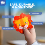 TOY Life Toddler Puzzles Ages 2-4, Wooden Puzzles for Toddlers 1-3, 7 Pcs Animals Puzzle 2 Year Old, Montessori Toddler Boys Girls Toys 2-3, Educational Gift Learning Toys for 2 Year Old