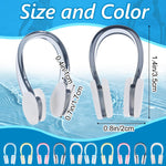 Gsbnjuy 10Pack Swim Nose Clip Waterproof Nose Plug for Swimming