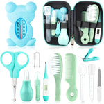 Baby Healthcare and Grooming Kit, Portable Baby Safety Care Set, Baby Essentials kit for Newborn(Grey White 13 in 1)