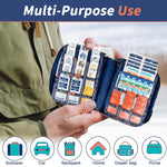 ATDIAG Aid Kit Empty Bag for Kids, Hiking Travel Empty First Aid Kit,First Aid Kit for Car Emergency Supplies,Purse,Backpack& Suitcase, Perfect First Aid Kit Bag Empty for Home(Bag Only)