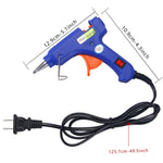 Glue Gun and Sticks Set, Hot Melt Glue Gun Mini for Crafts with 20 Pcs Glue Sticks, Small Hot Glue Guns with Hardshell Carrying Case for School DIY Arts, Craft