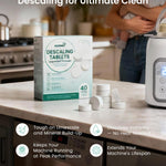 GROWNSY Descaling Tablets for Bottle Warmer & Sterilizer, Daily Essential Descaler, Cleaner for Baby Food Makers, Deep Limescale & Odor Removal, Performance Care, 40 Count (1-Year Supply)
