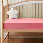 KKJIAF 1 Pcs Navy Blue Baby Crib, Fitted Crib Sheet Sheets for Boys Girls - 28x52x8 Inches Viscose Derived from Bamboo, Breathable & Soft