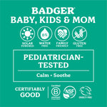 Badger Diaper Cream, 99% Organic Diaper Rash Cream for Baby, Zinc Oxide Ointment w/Soothing Calendula Cream for Sensitive Baby Skin, 2.9 fl oz