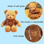 11.8 inches Teddy Bear Stuffed Animals Soft Plush Cute Teddy Bear Doll for Boys Girls (Red)