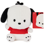 GUND Sanrio Pochacco Plush, Puppy Stuffed Animal for Ages 1 and Up, White/Red, 6”