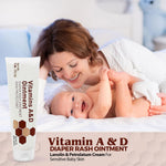 MEDca Vitamin A & D Diaper Rash Ointment- Protectant Cream for Sensitive Baby Skin - Lanolin & Petrolatum Formula, Dry-Cracked Hands/Feet/Face Skin, 1oz Tube, Pack of 6