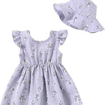 Newborn Infant Baby Girl Dress Toddler Girl Clothes Halter Backless Sleeveless Flower Sundress Summer Dresses for Girl
